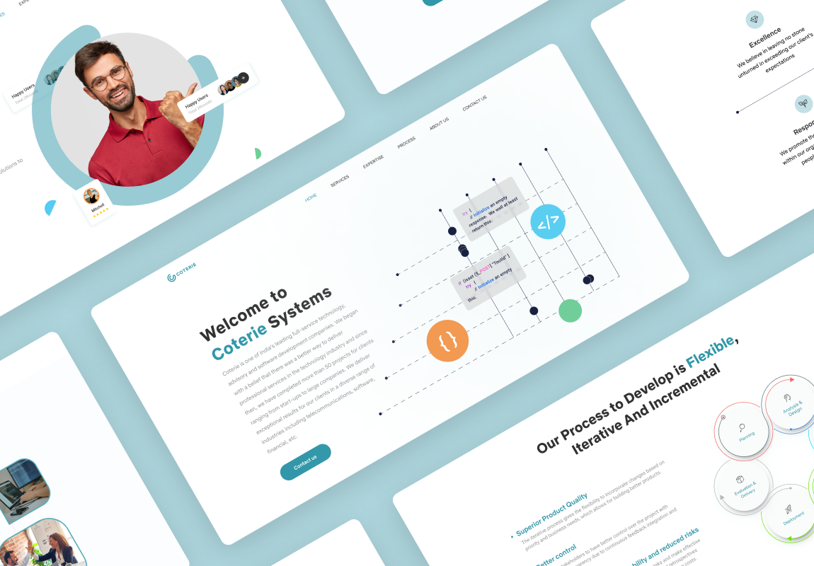 Coterie Systems Online Platform Design
